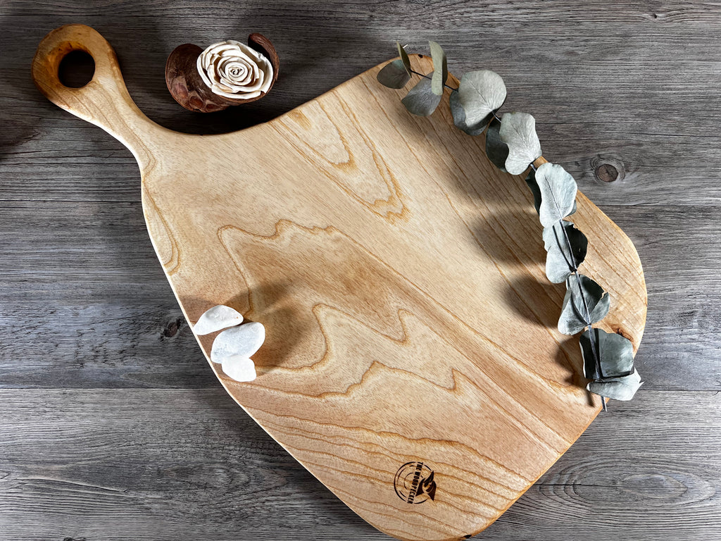 Tabla de cocina de madera de fresno