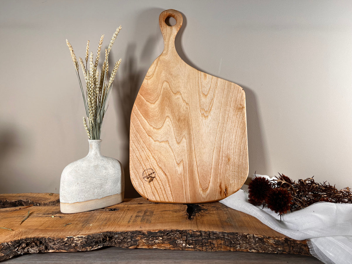 Tabla de cocina de madera de fresno
