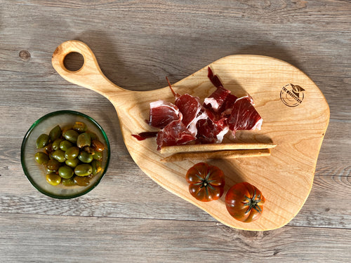 Tabla de cocina de madera de fresno