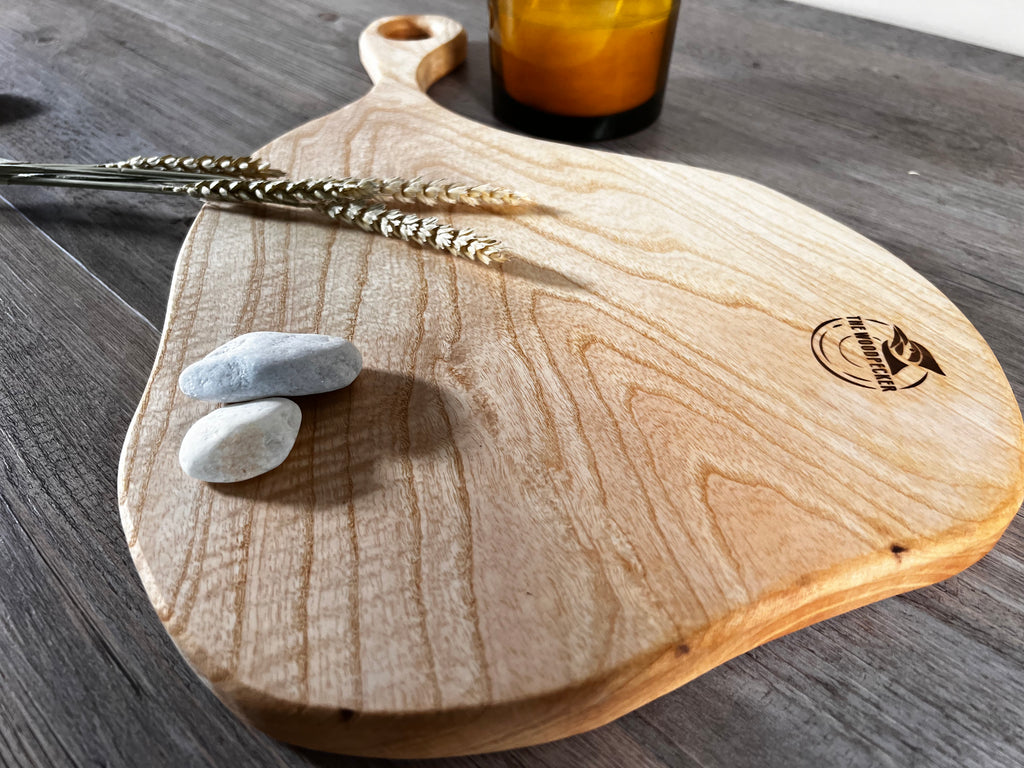 Tabla de cocina de madera de fresno