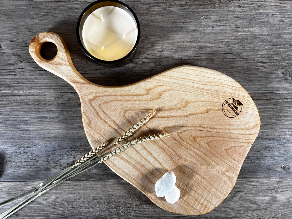 Tabla de cocina de madera de fresno
