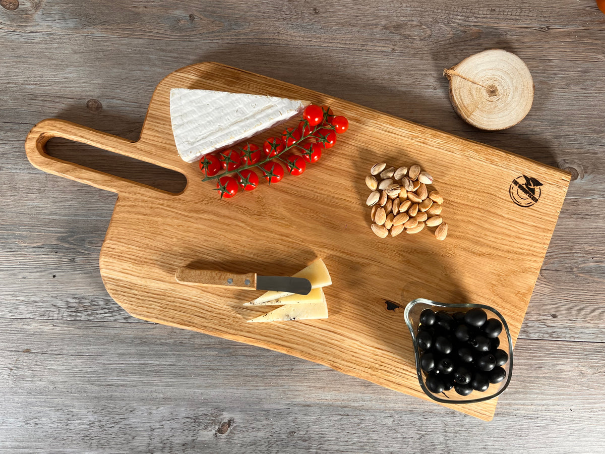 Tabla de cocina de madera de roble francés